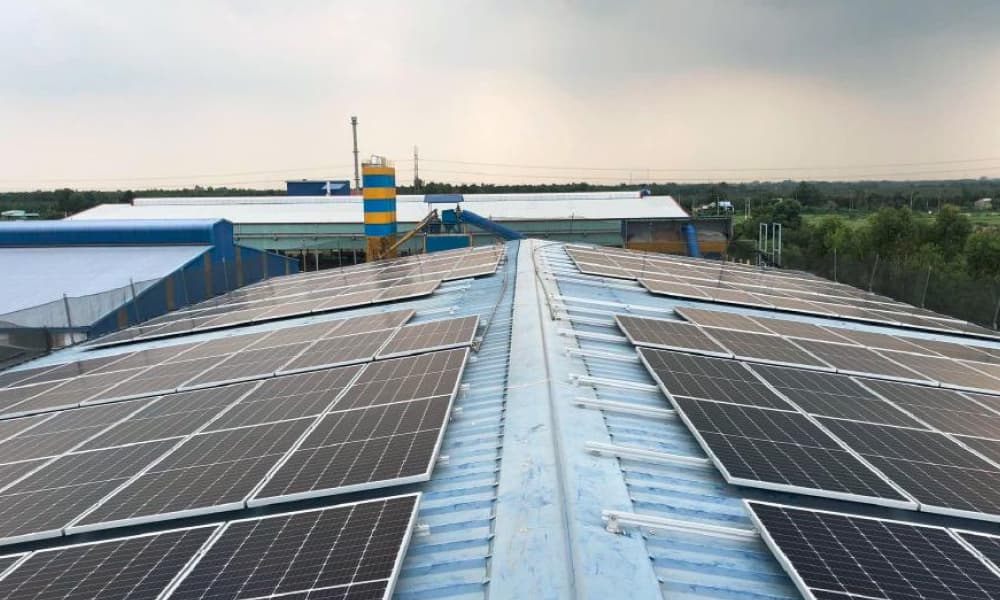 Thien Nam Elevator photovoltaics rooftop