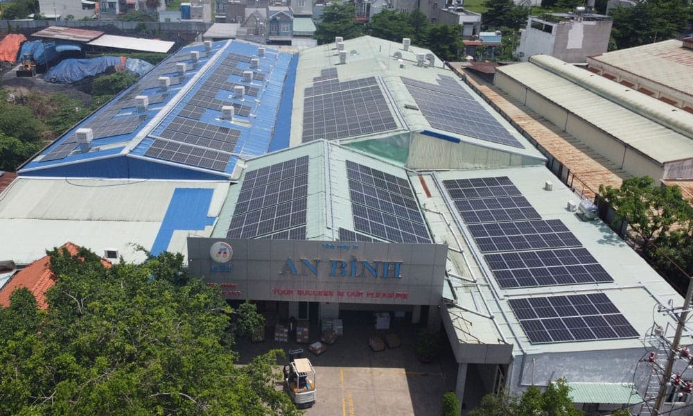 218 kWp Solaranlage - An Binh Printing