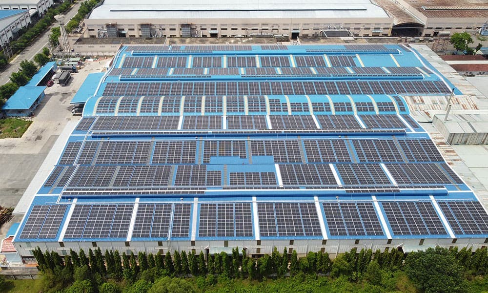 246 kWp Solaranlage - Dong Nam Viet Packaging IV