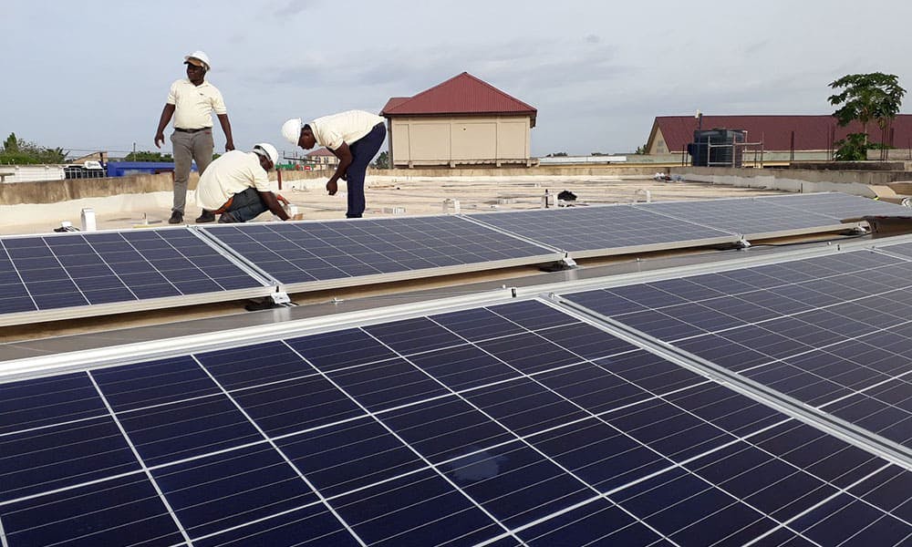 40 kWp Solaranlagen - Stanbic Bank Ghana