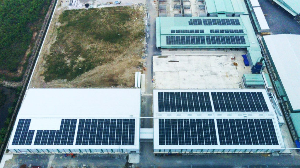 Nhà máy năng lượng mặt trời tại rừng Nam Định