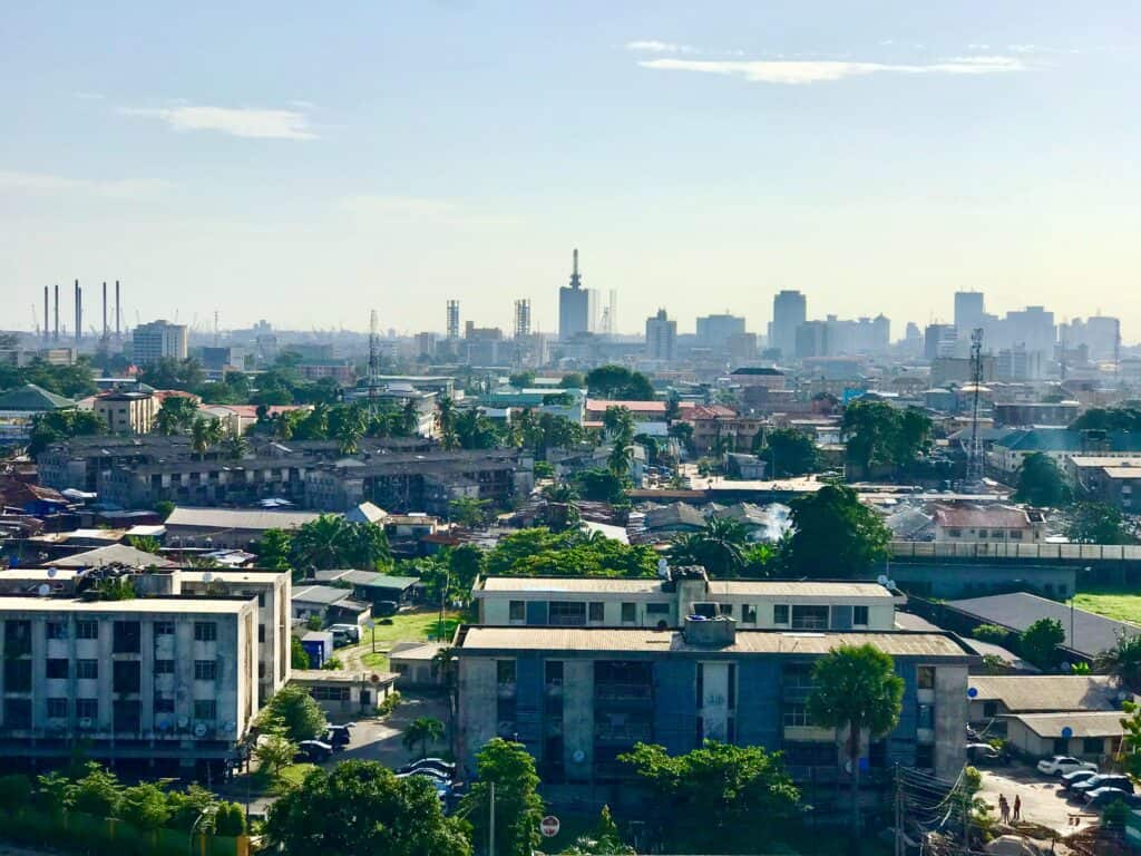 Ausblick auf die Hauptstadt Nigerias