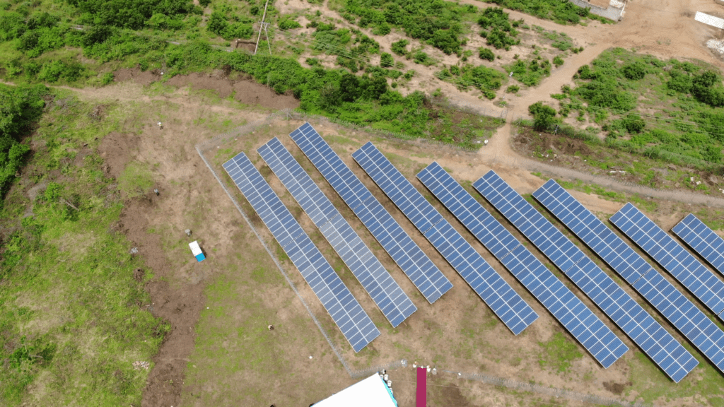 Solar panels for Central University Ghana